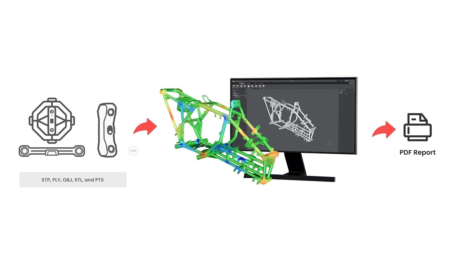 3d scan to cad inspection workflow