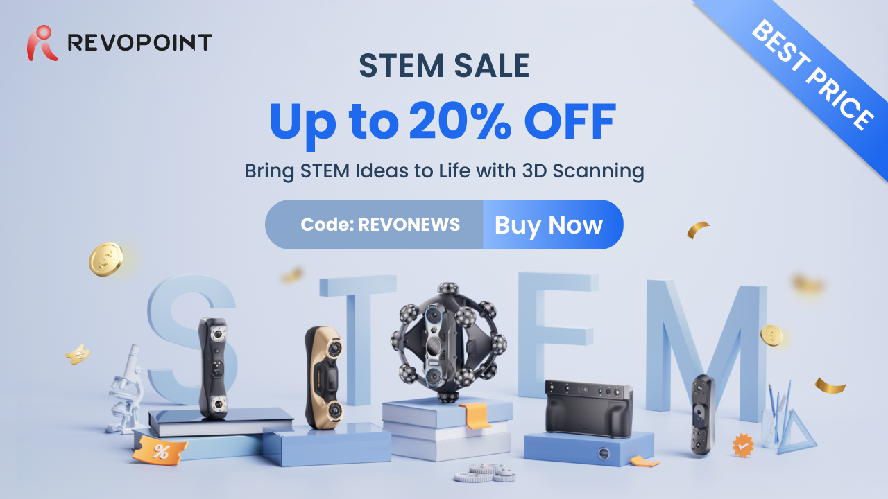 Upgrade Your STEM Gear: Save Up to 20% on Selected 3D Scanners