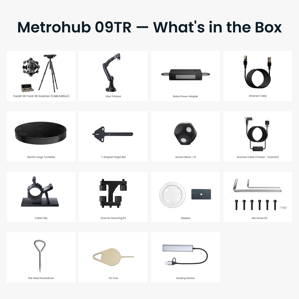Revopoint Metrohub 09TR: Automated Robotic 3D Scanner