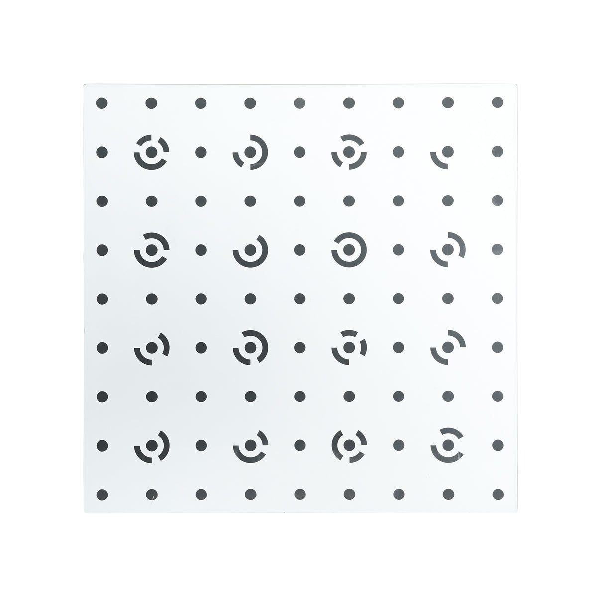 Glass substrate with a high-precision coded calibration surface for POP 4