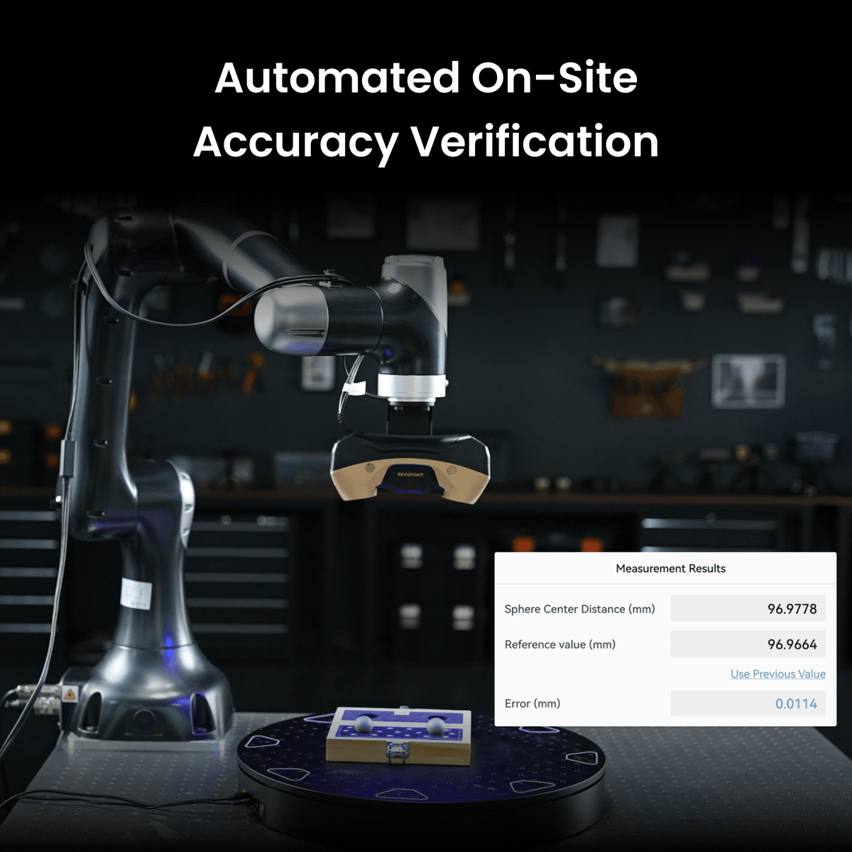 Revopoint Metrohub 09YU: High-Precision Robotic 3D Scanner