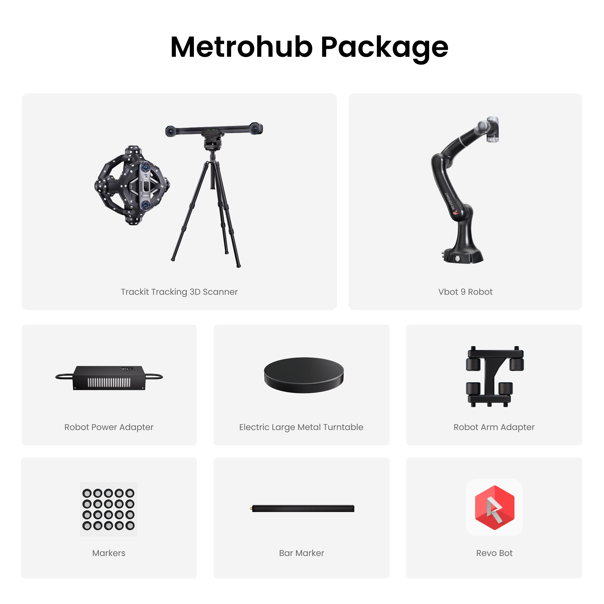 Revopoint Trackit: Optical Tracking 3D Scanner for Marker-free Scans