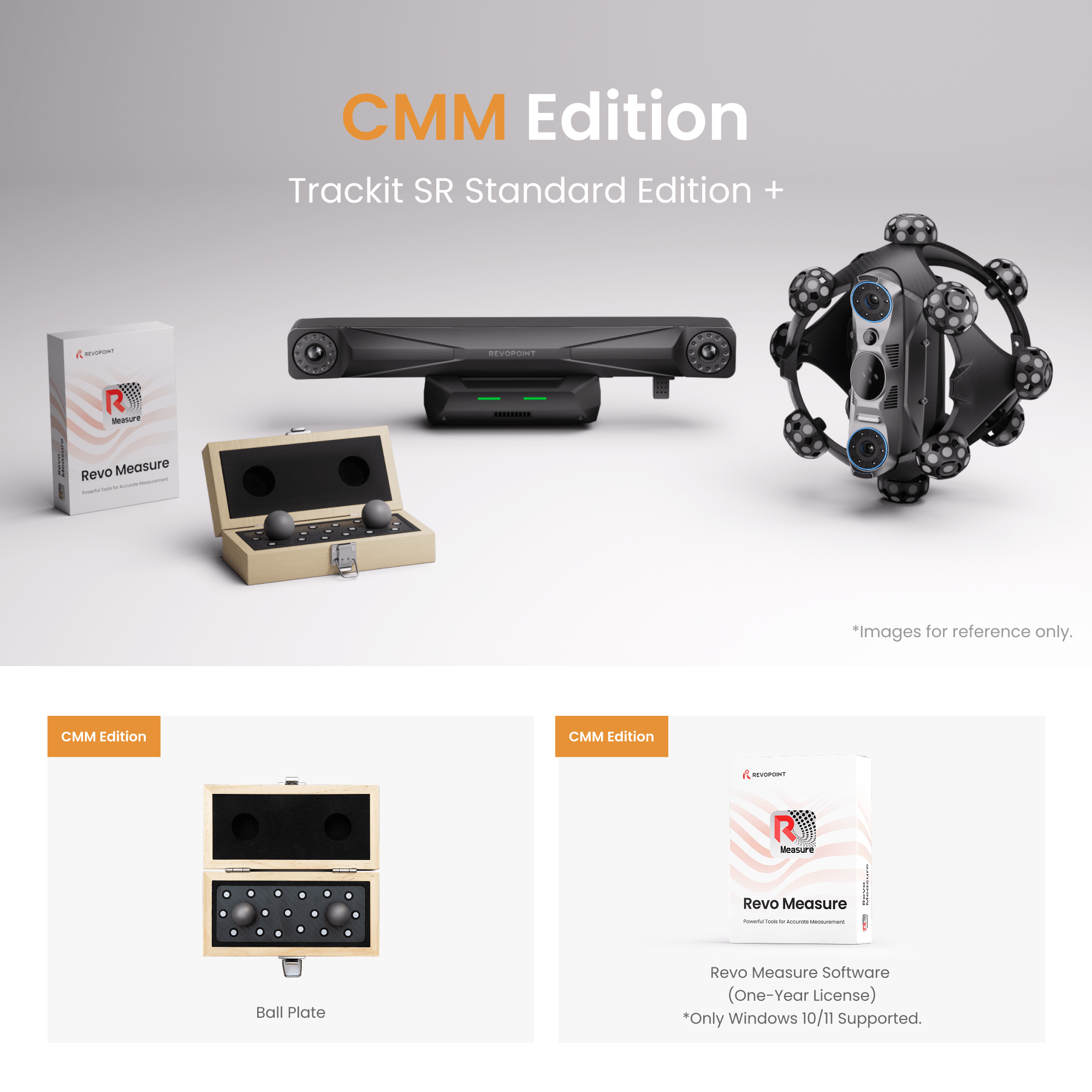 Revopoint Trackit SR: Wireless Optical Tracking 3D Scanner | Marker-free & Portable