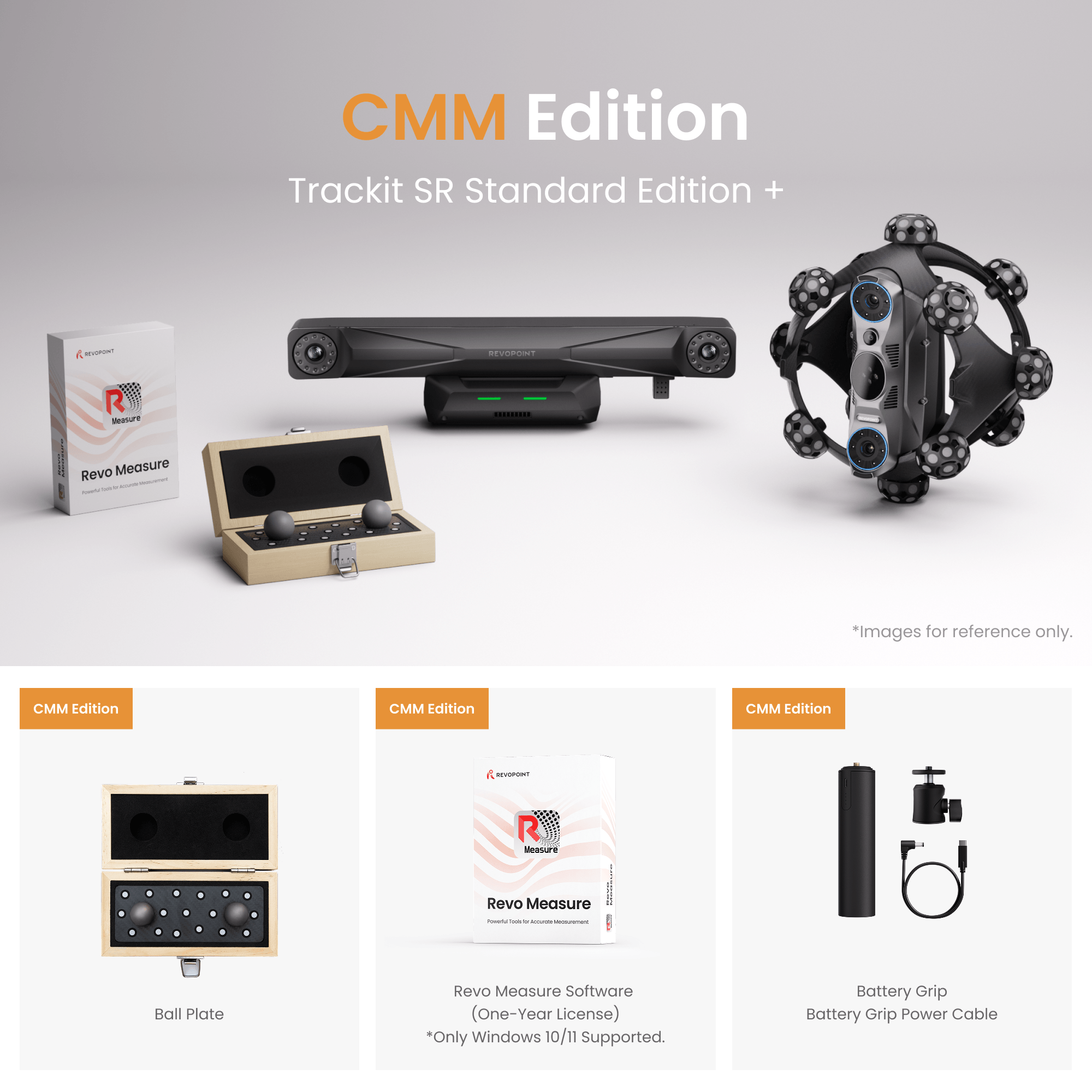 Revopoint Trackit SR: Wireless Optical Tracking 3D Scanner | Marker-free & Portable