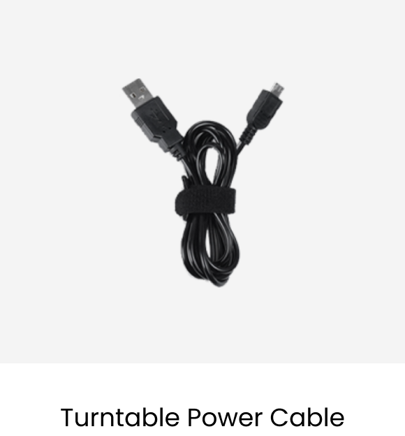 Turntable power cable
