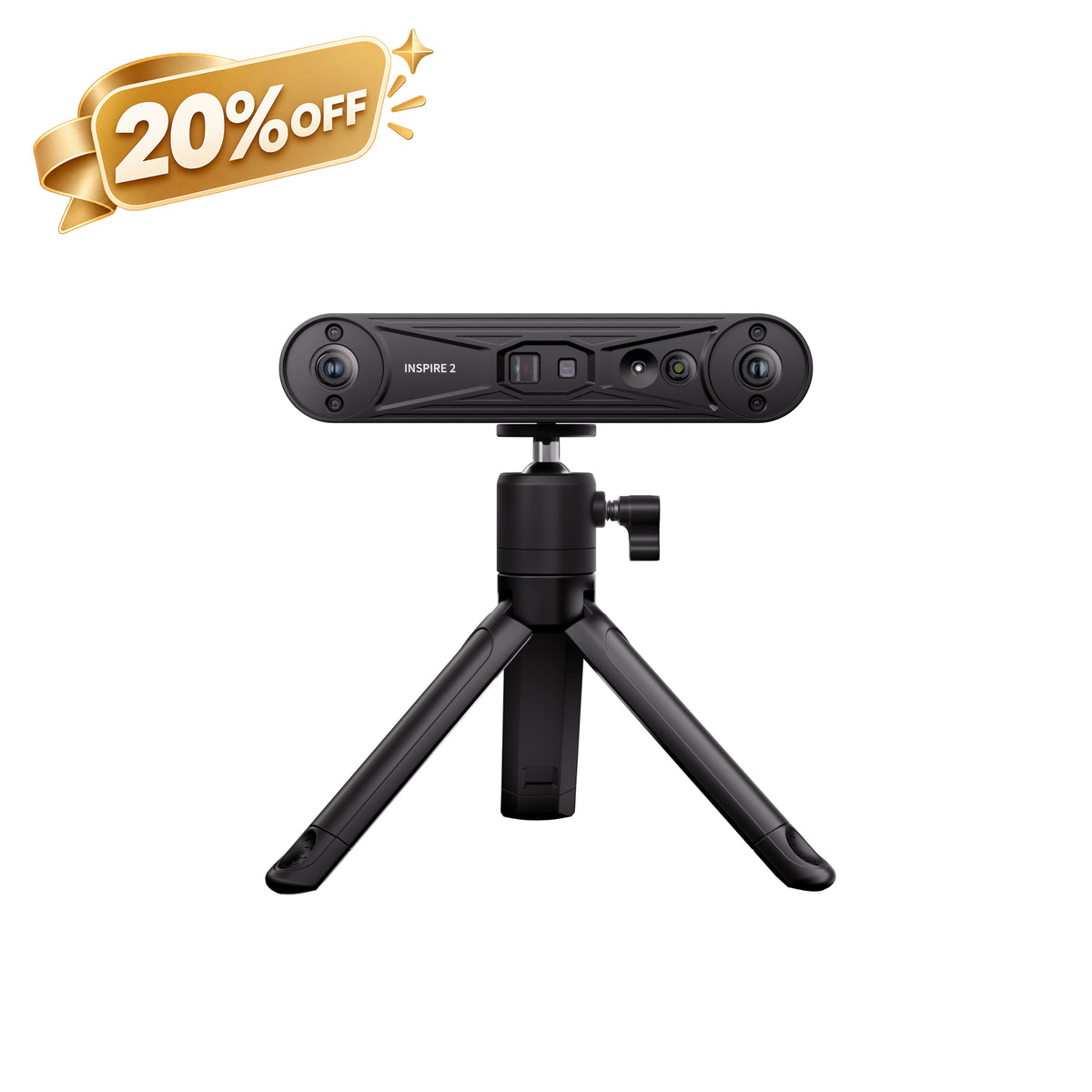 Revopoint INSPIRE 2: Wireless Infrared Laser and Structured Light 3D Scanner