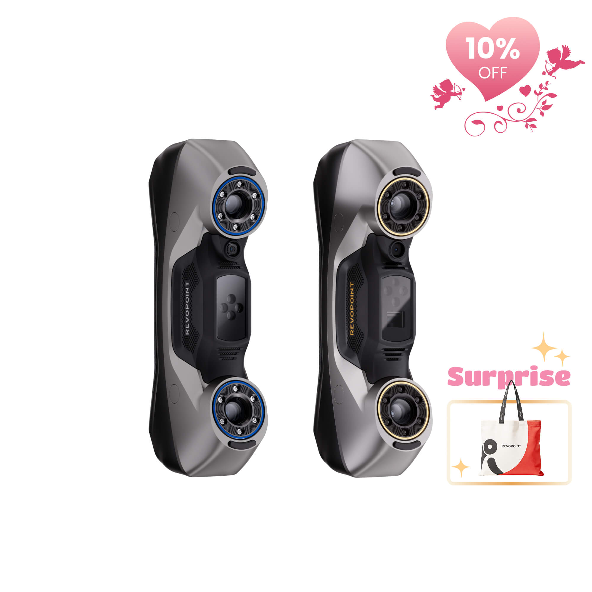 Revopoint MetroY Pro: Wireless Blue Laser 3D Scanner