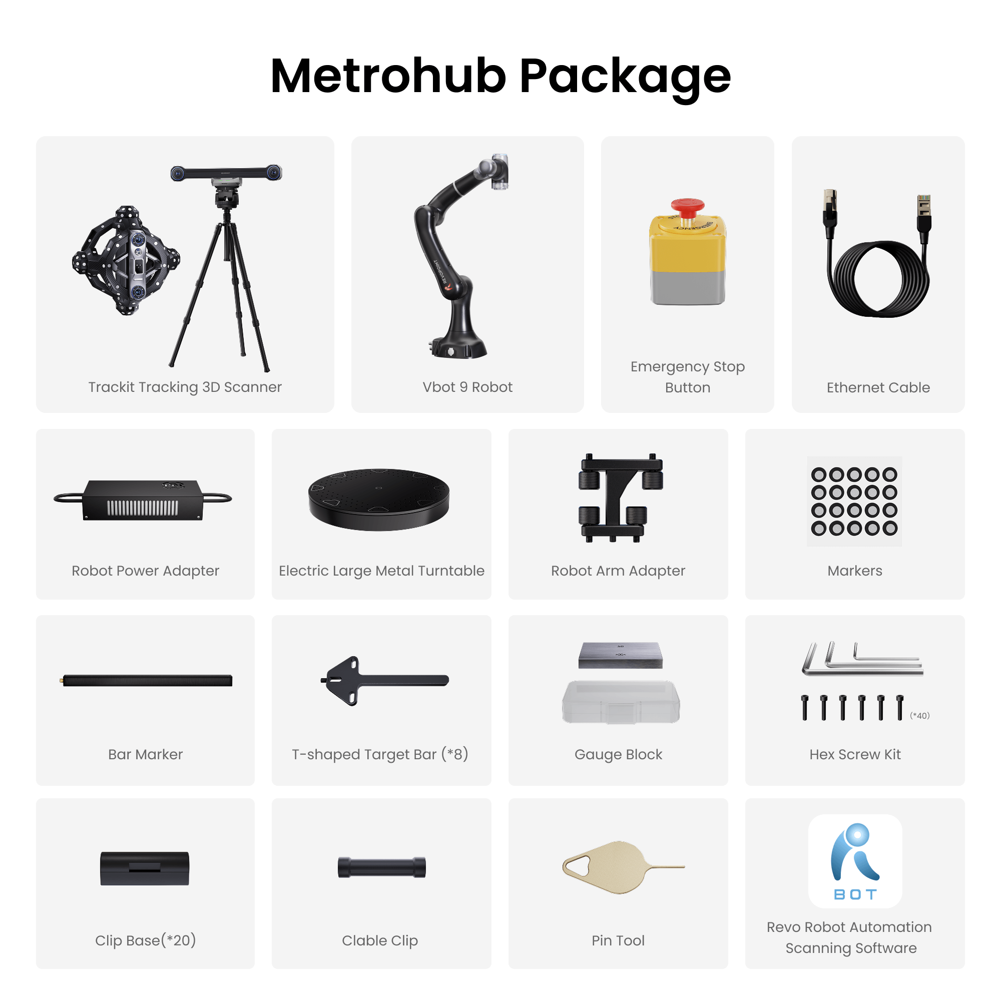 Revopoint Trackit: Optical Tracking 3D Scanner for Marker-free Scans