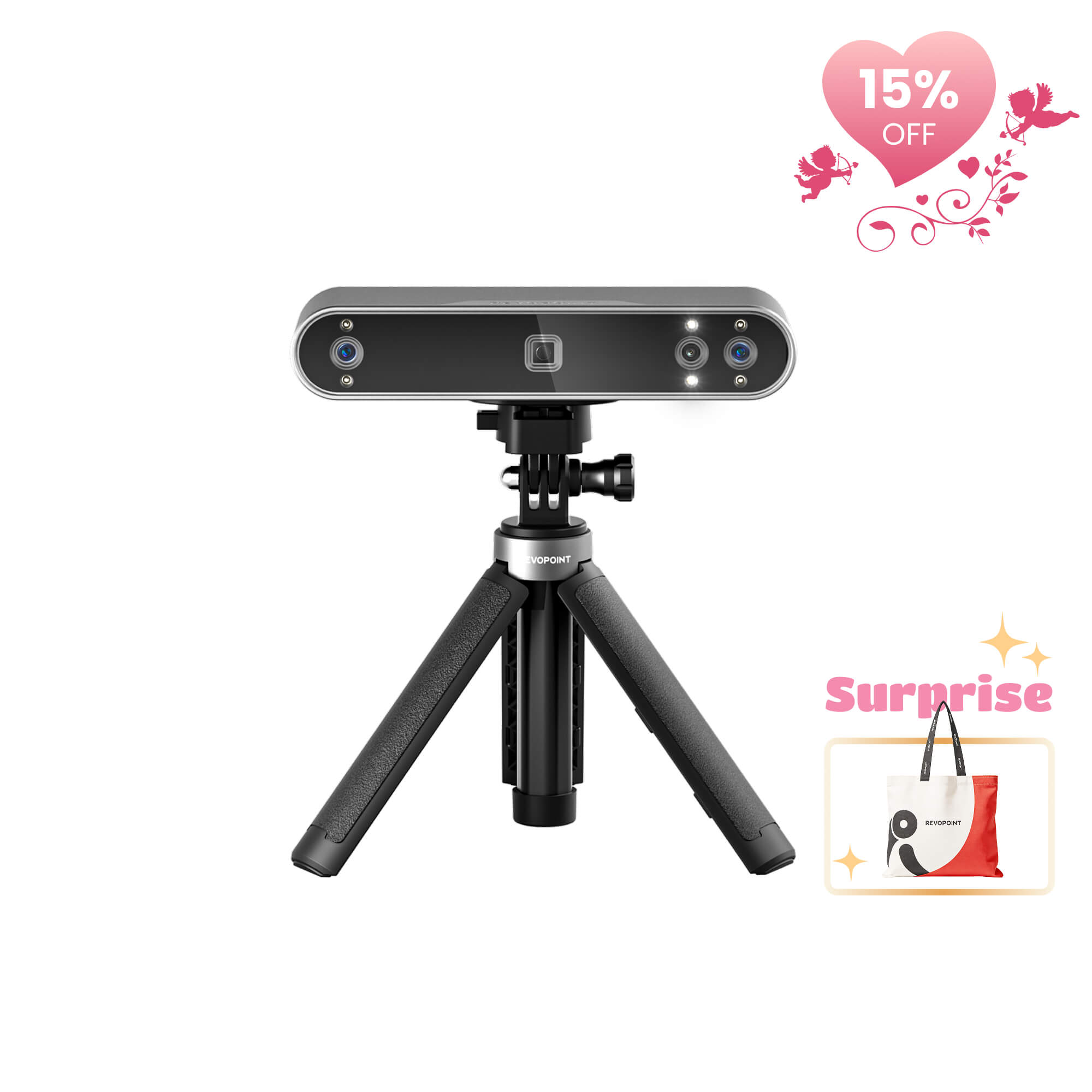 POP 3 Plus: The Handheld 3D Scanner with Color Scans - Revopoint