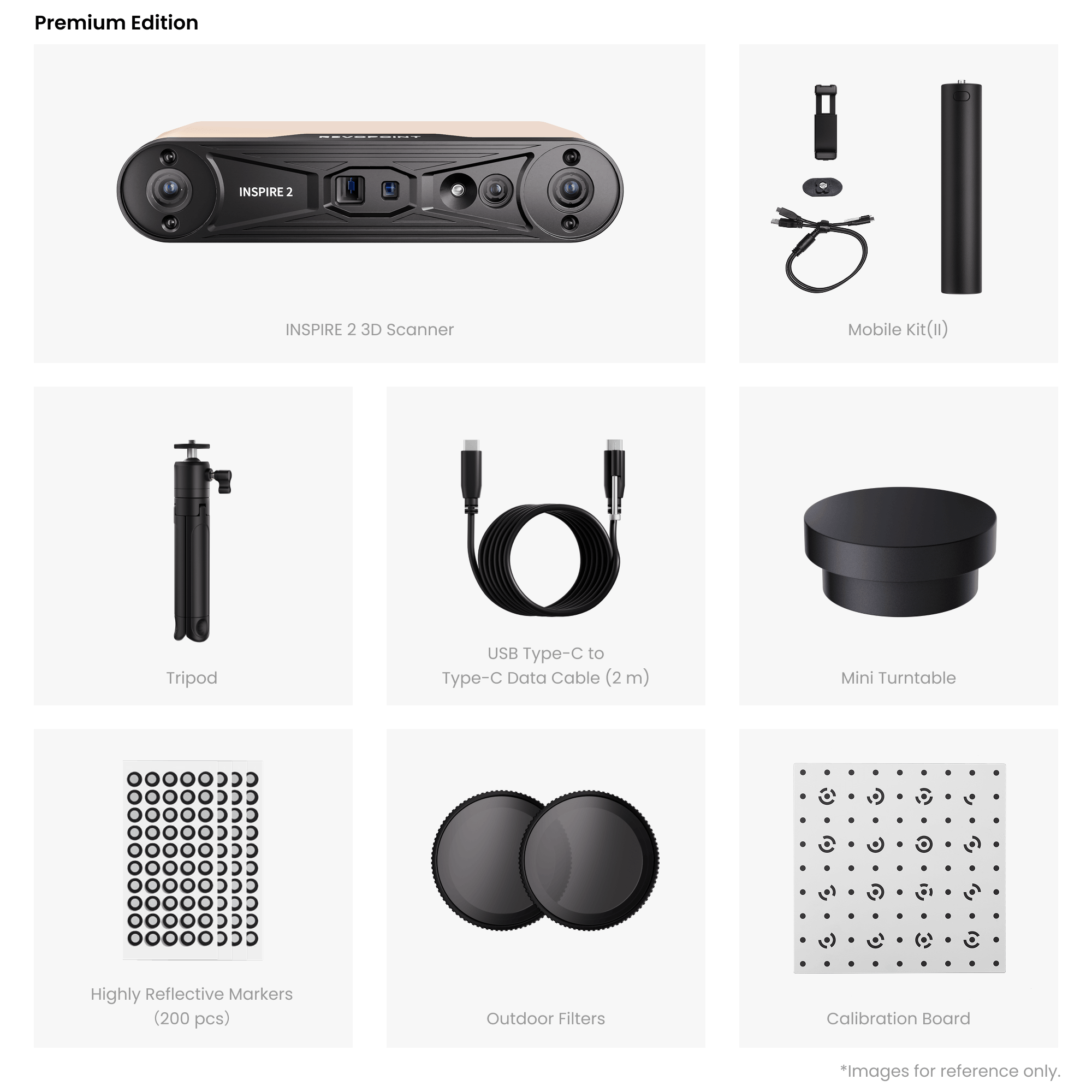 Revopoint INSPIRE 2: Wireless Infrared Laser and Structured Light 3D Scanner