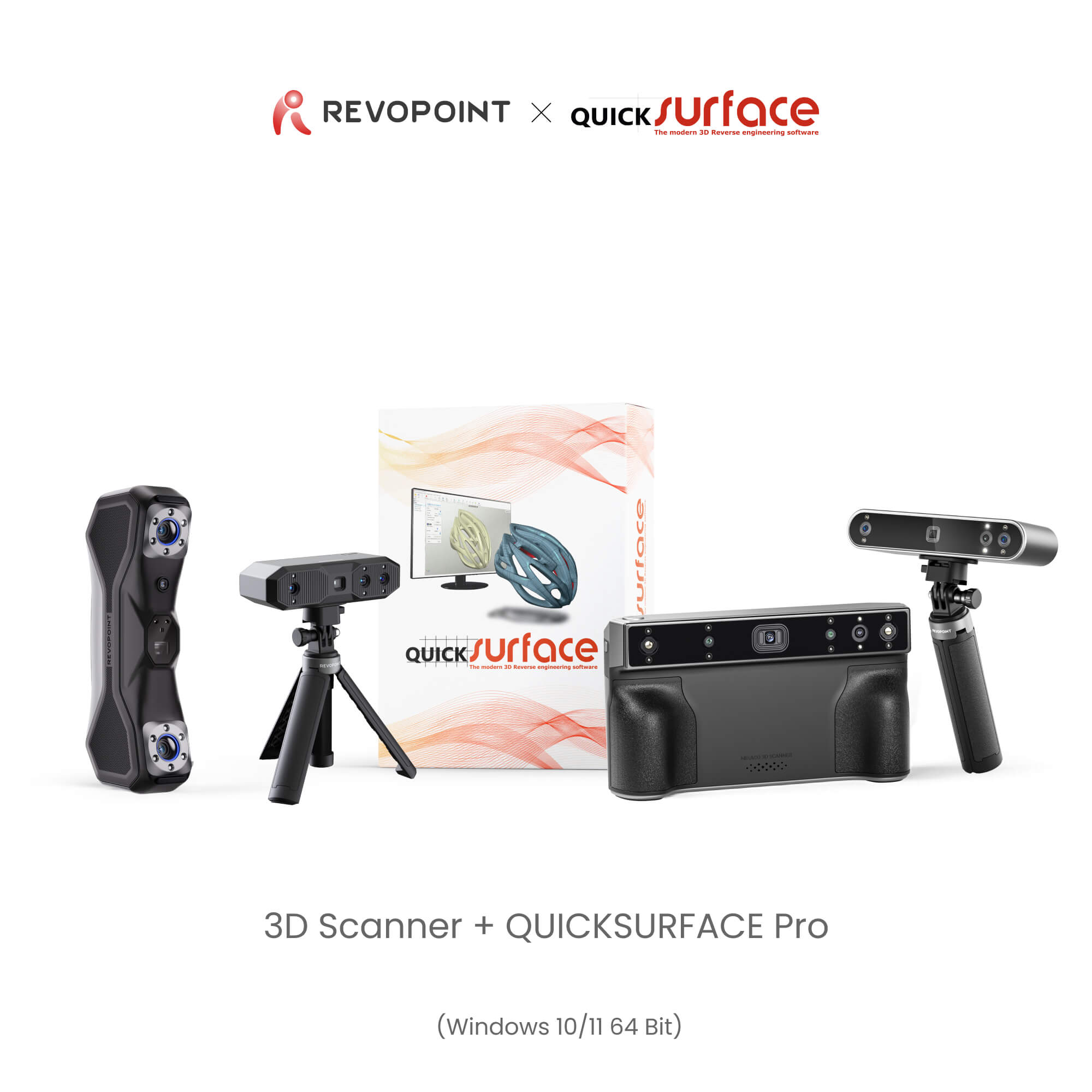 Revopoint & QUICKSURFACE Pro - Complete 3D Scanning to CAD Solution