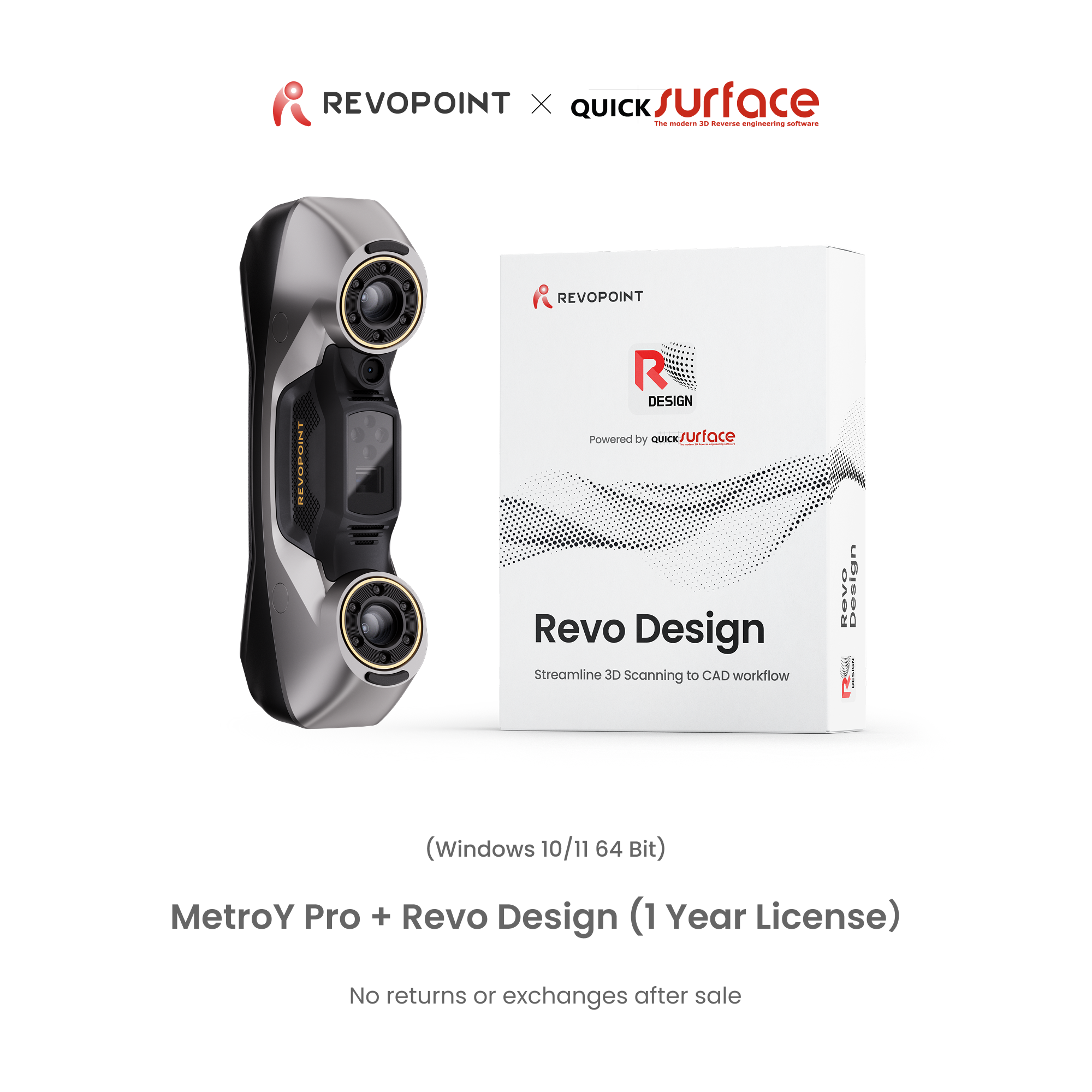 Revopoint MetroY & MetroY Pro: Wireless Blue Laser 3D Scanners for Small to Medium Workpieces