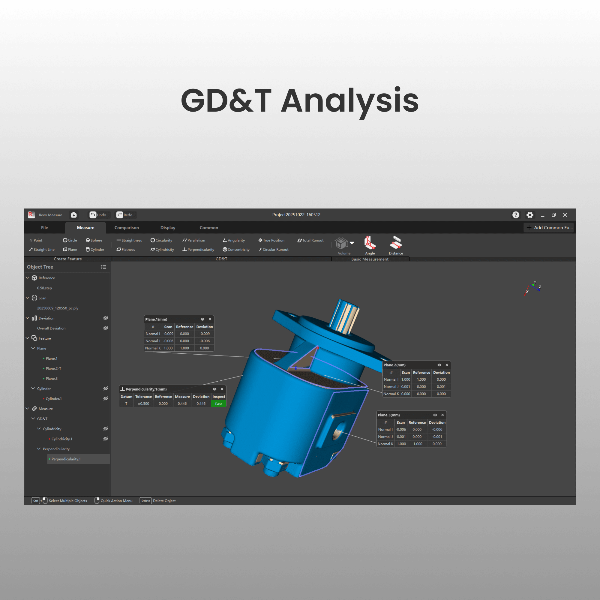 Revo Measure – Professional 3D Measurement and GD&T Software