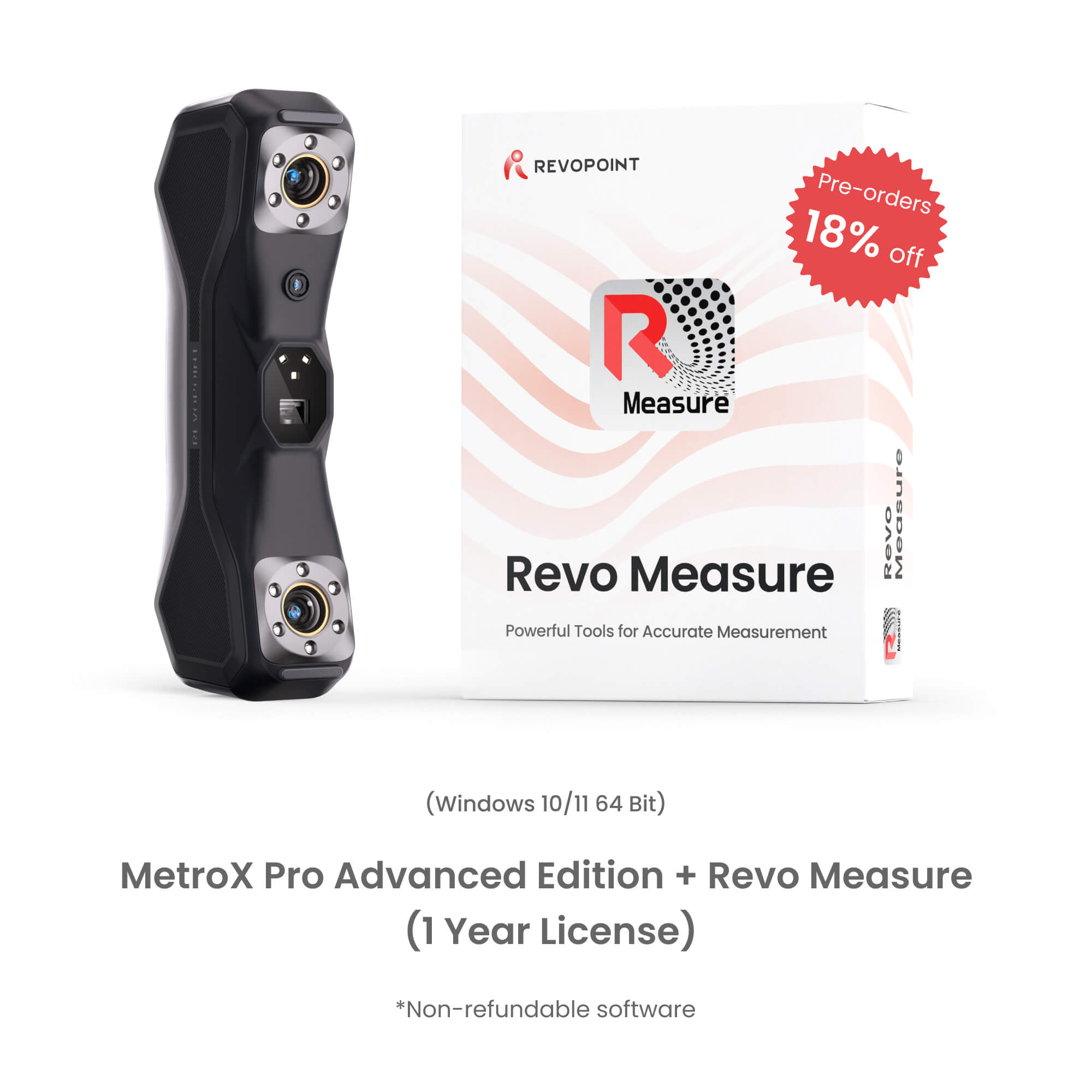 Revopoint MetroX & MetroX Pro: Blue Laser Line and Full-field Structured Light 3D Scanner