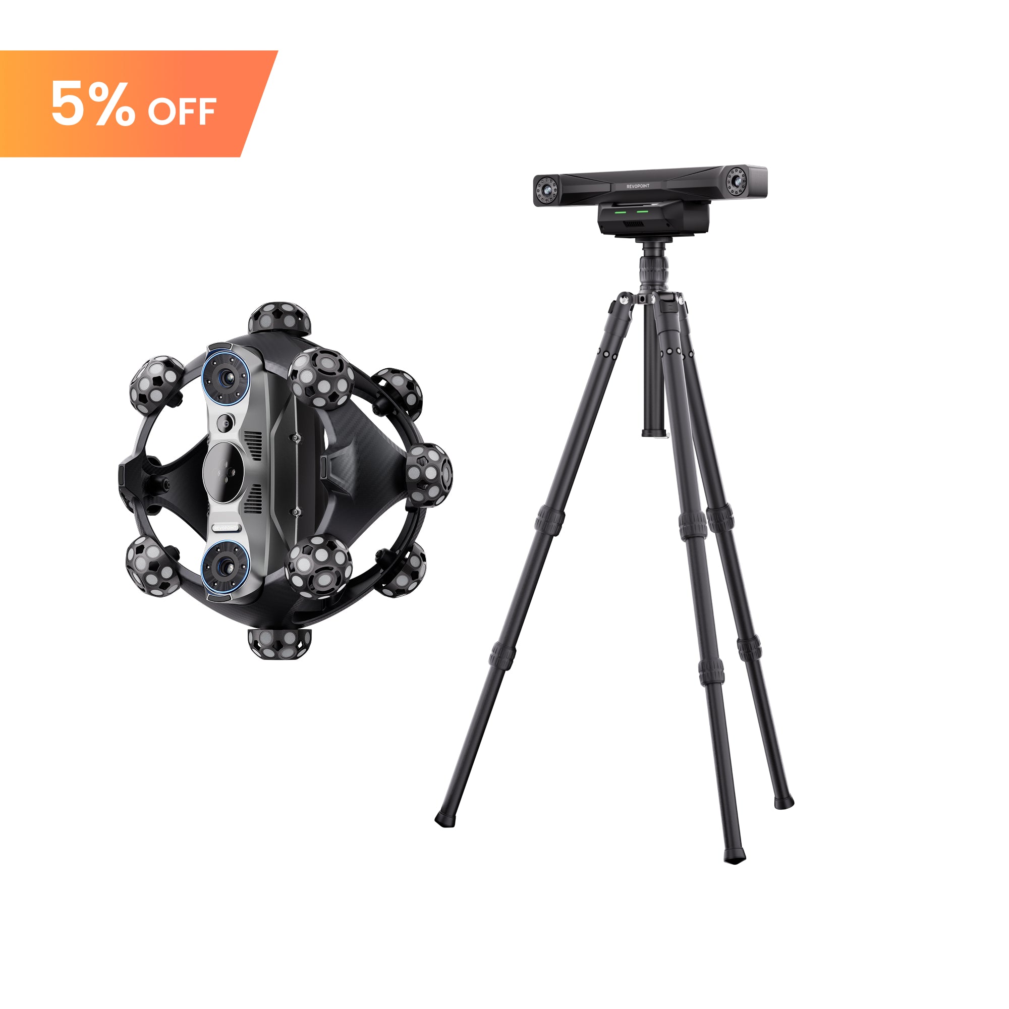 Revopoint Trackit SR: Wireless Optical Tracking 3D Scanner | Marker-free & Portable