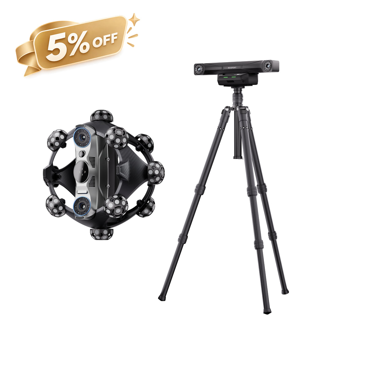 Revopoint Trackit SR: Wireless Optical Tracking 3D Scanner | Marker-free & Portable