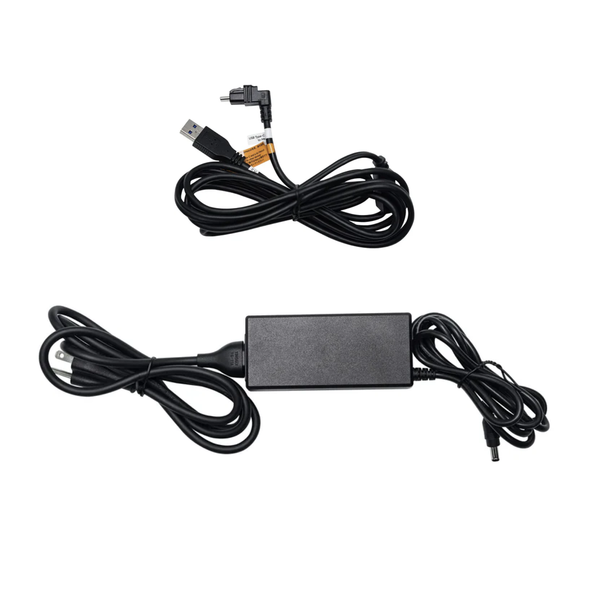 Power Adapter and USB Type-A to Type-C Cable