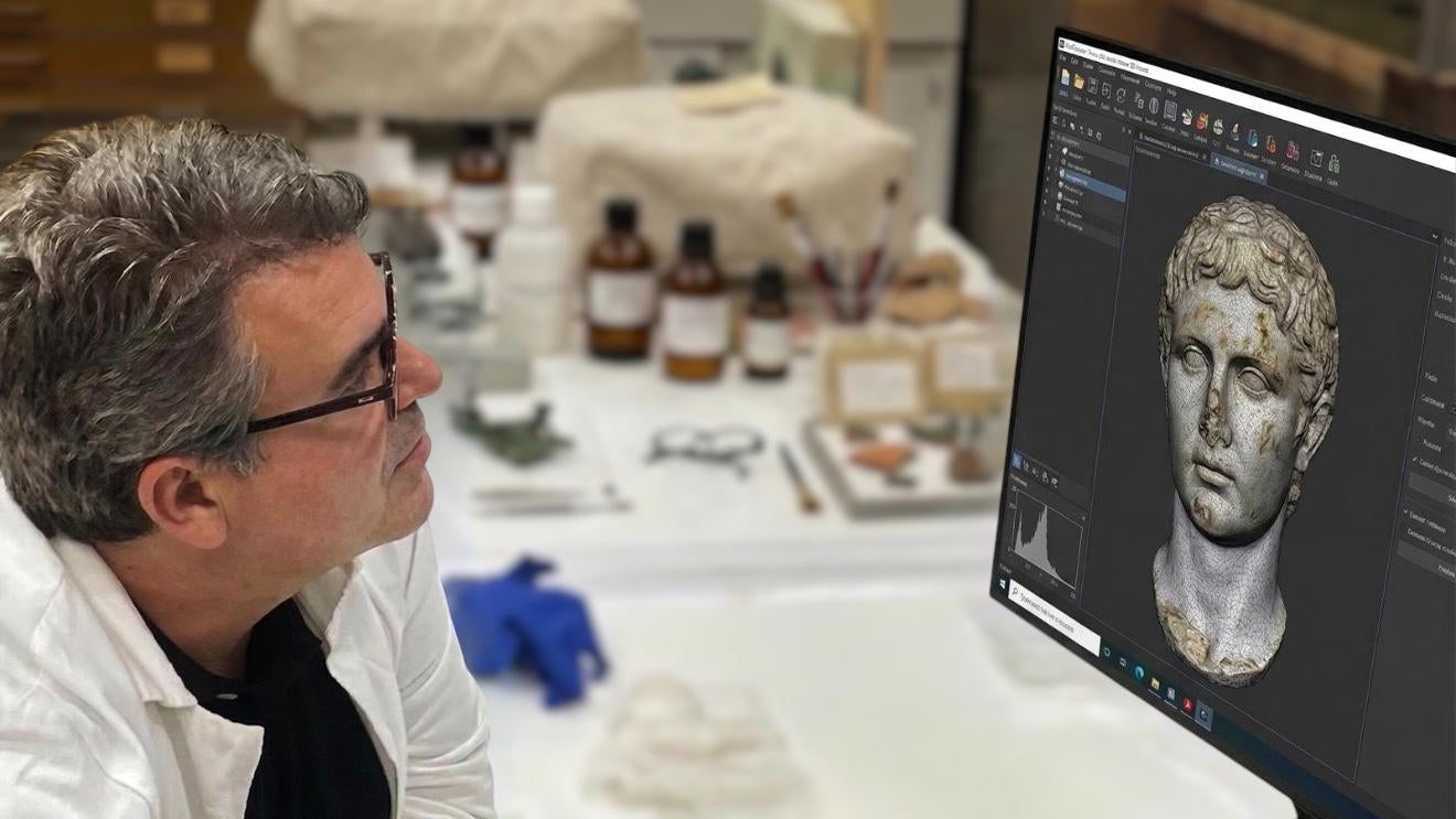 3D scanning for art restoration