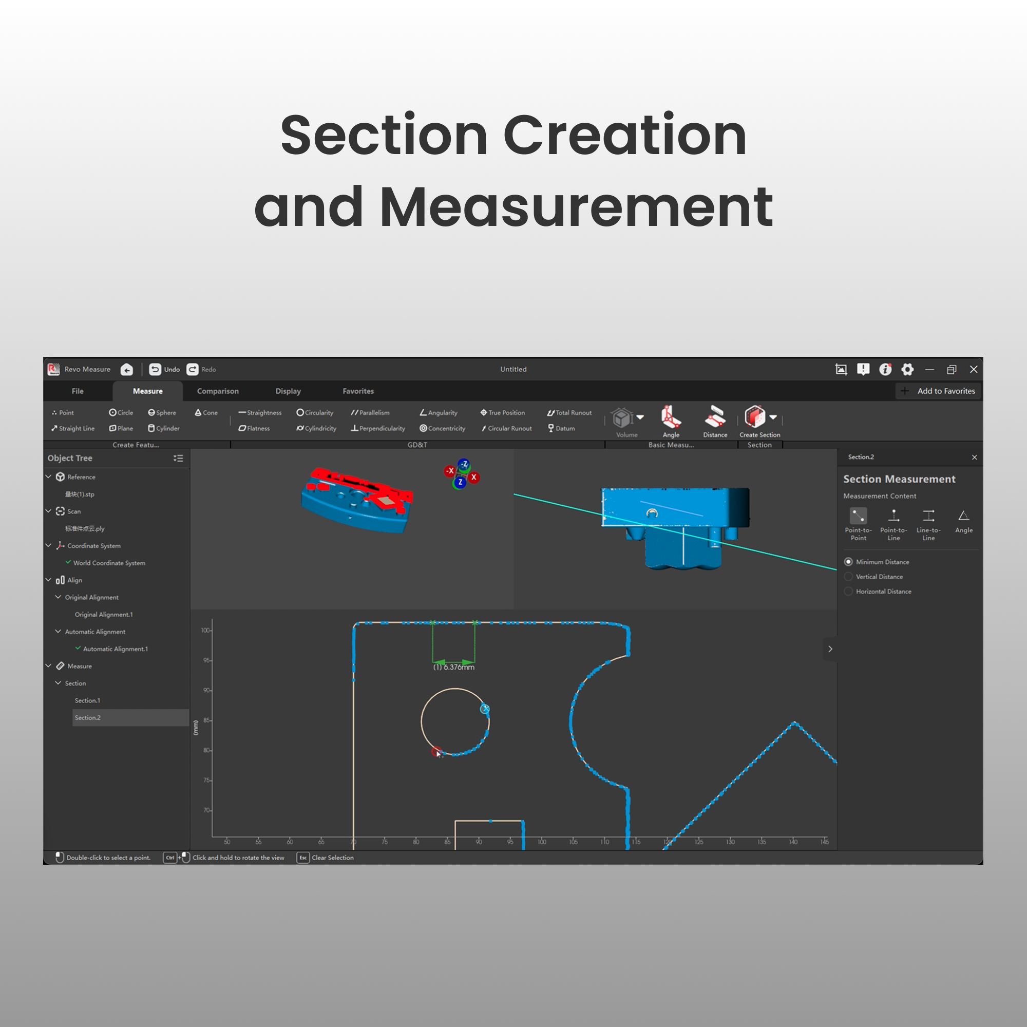 Revo Measure – Professional 3D Measurement and GD&T Software