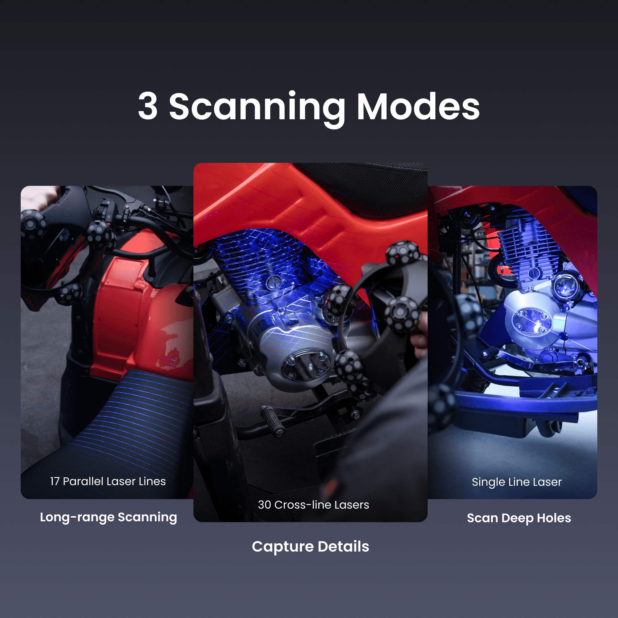 Revopoint Trackit SR: Wireless Optical Tracking 3D Scanner | Marker-free & Portable