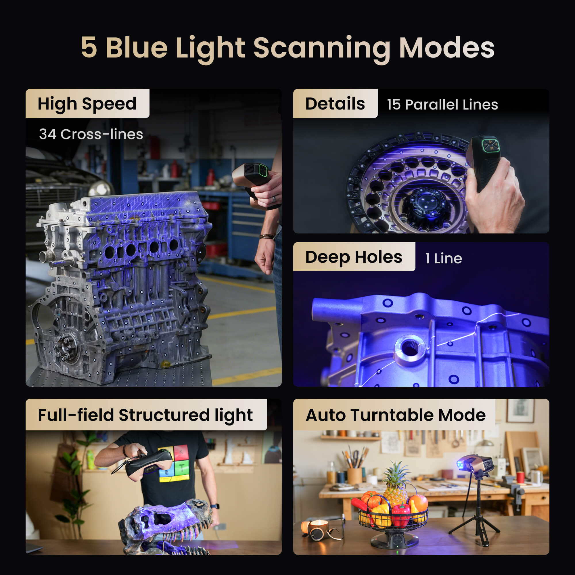 [Preorder]Revopoint MetroY Ultra: High-Performance Wireless 3D Scanner for Small to Medium Workpieces