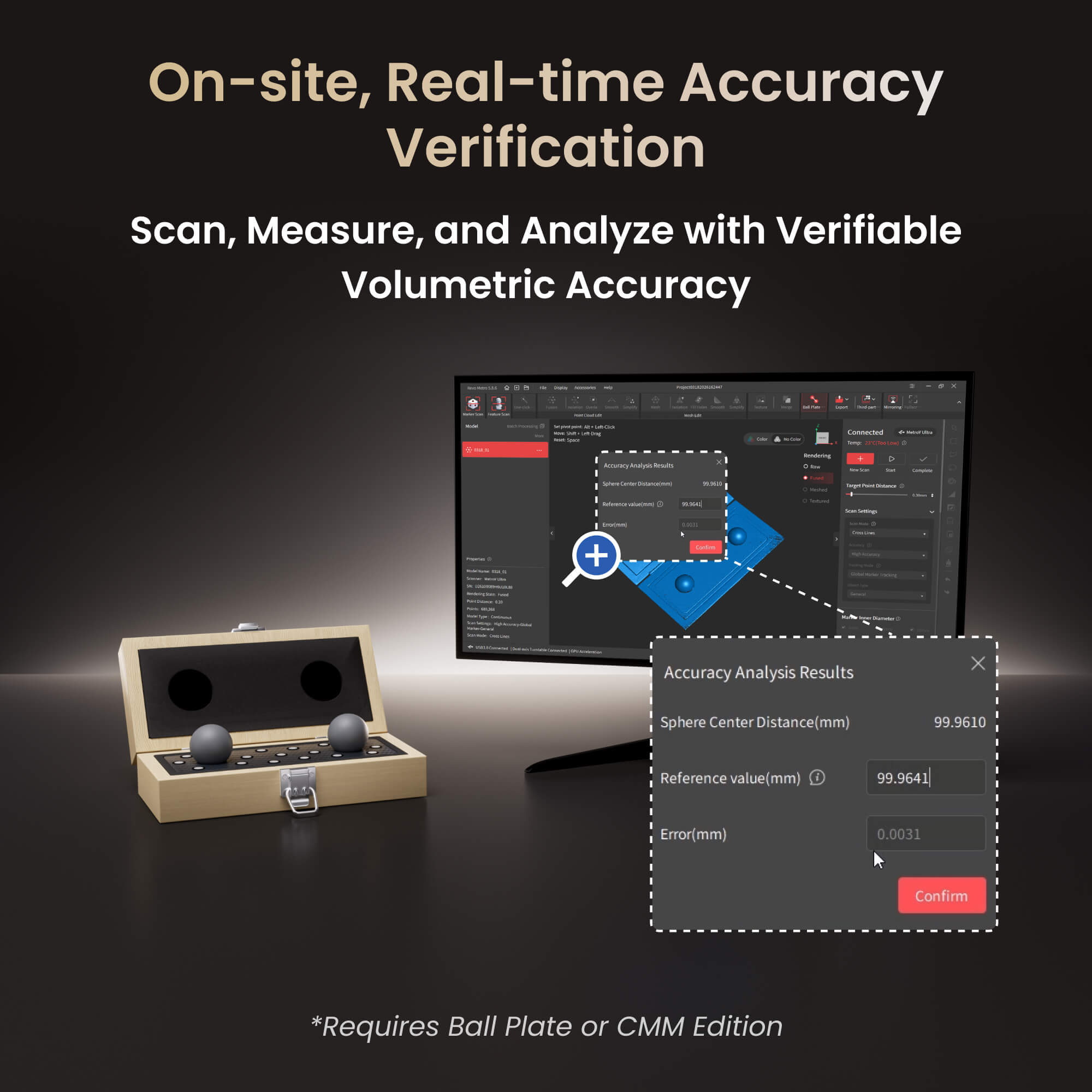 [Preorder]Revopoint MetroY Ultra: High-Performance Wireless 3D Scanner for Small to Medium Workpieces