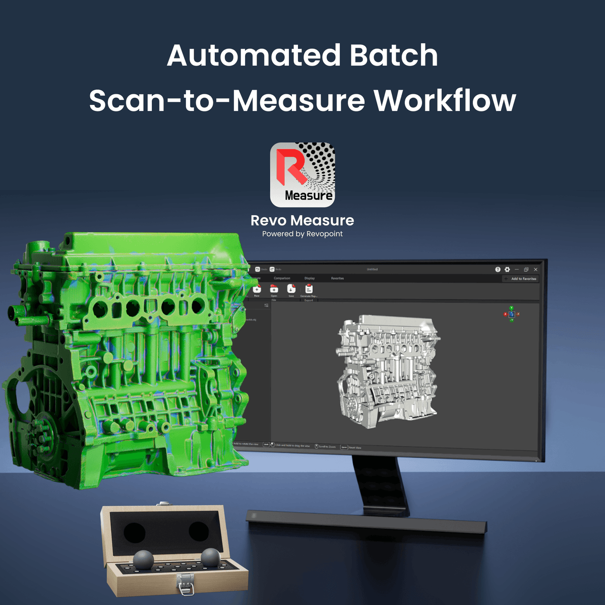 Revopoint Metrohub 09YU: High-Precision Robotic 3D Scanner