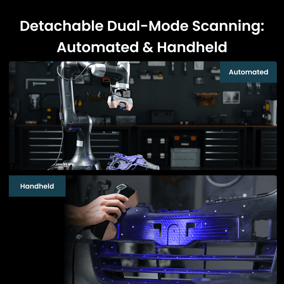 Revopoint Metrohub 09YU: High-Precision Robotic 3D Scanner