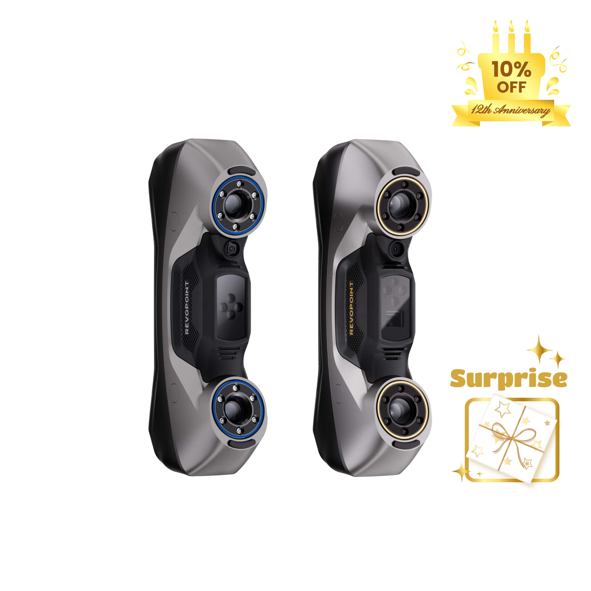 Revopoint MetroY & MetroY Pro: Wireless Blue Laser 3D Scanners for Small to Medium Workpieces