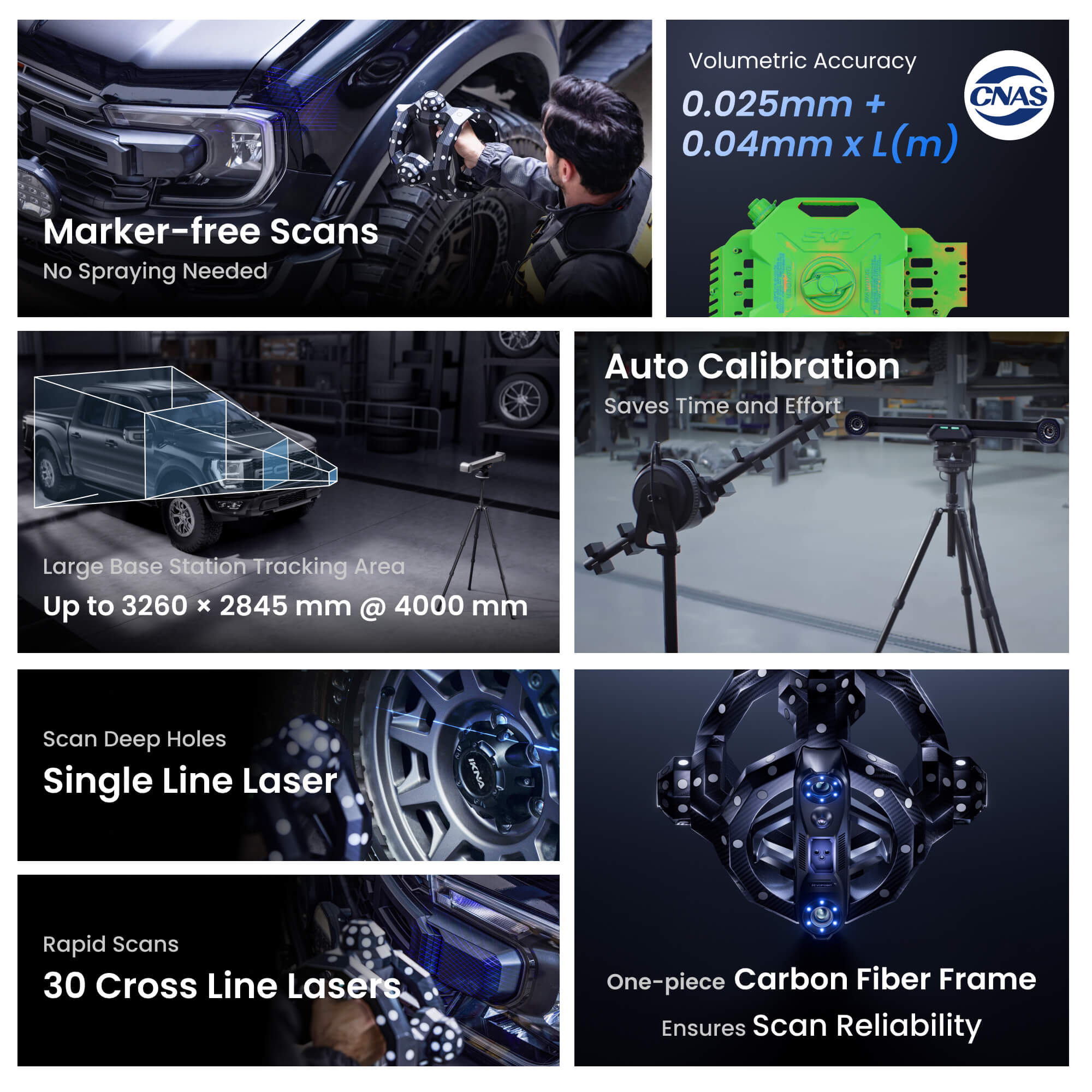 Revopoint Trackit: Optical Tracking 3D Scanner for Marker-free Scans