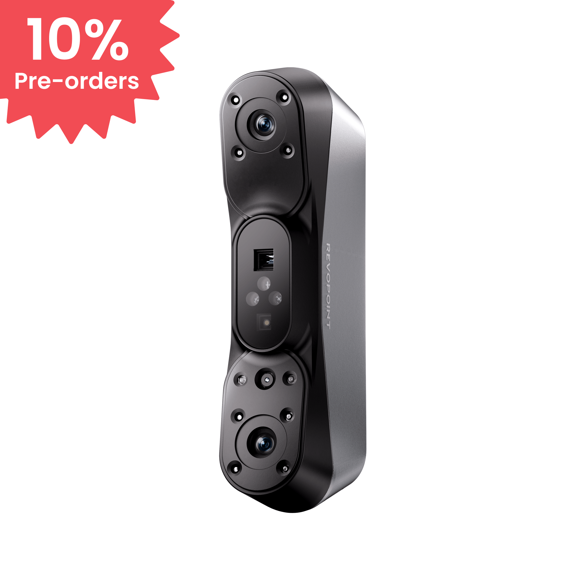 Revopoint POP 4: 5-in-1 Versatile 3D Scanner with Blue Laser & Infrared Light