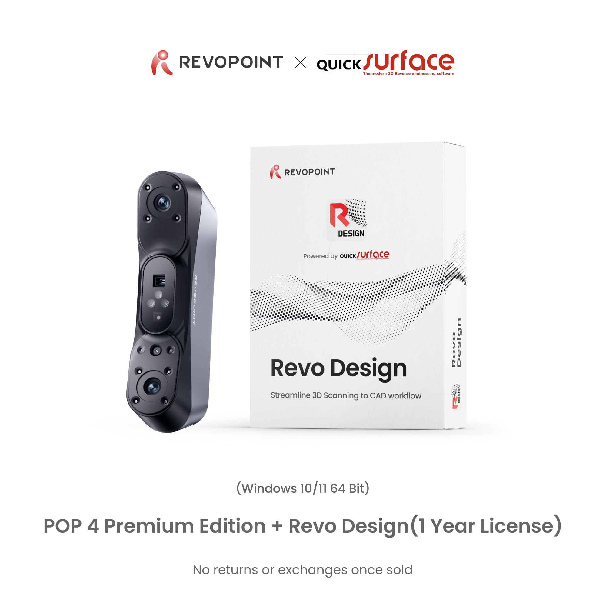 Revopoint POP 4: AI-Powered Wireless Hybrid 3D Scanner