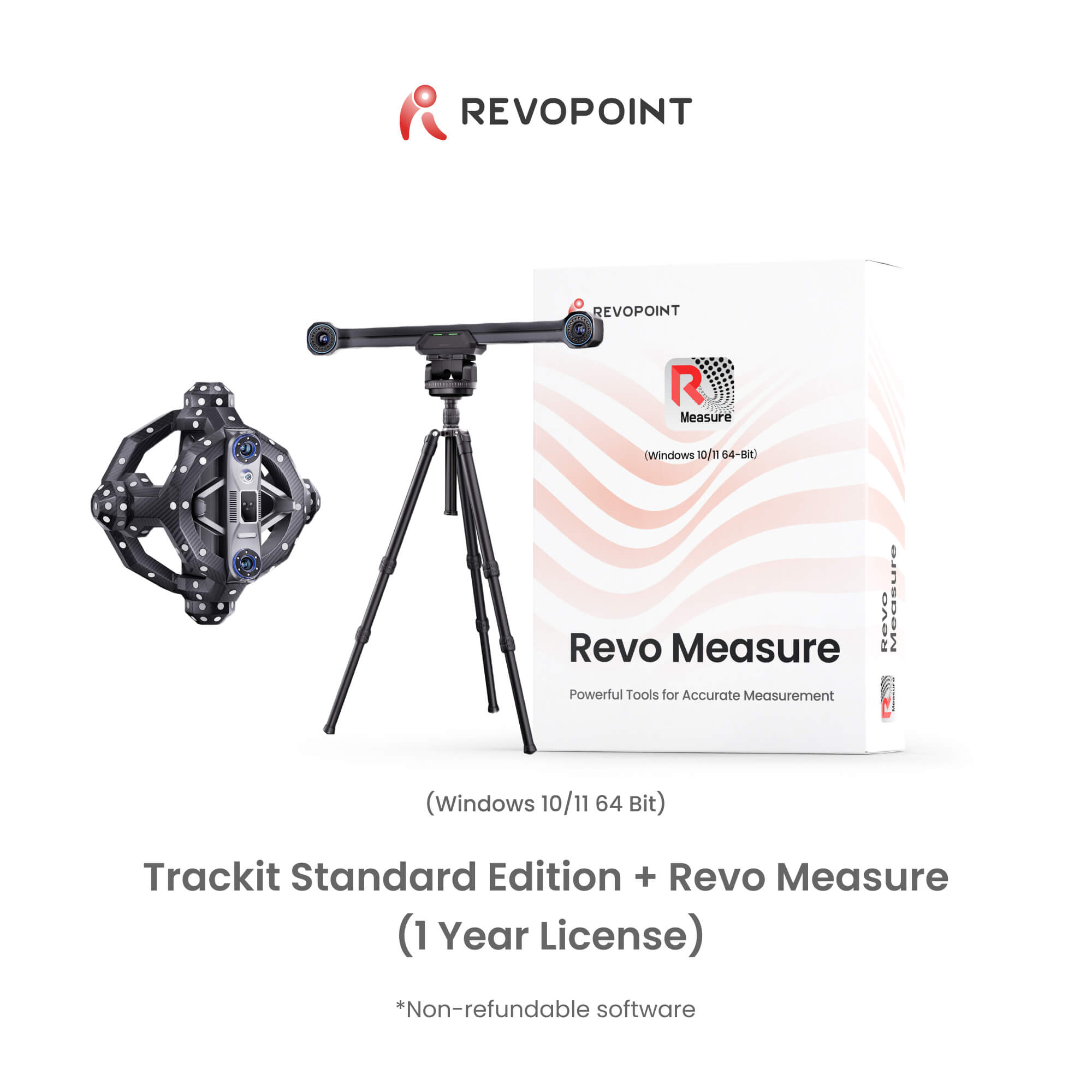Revopoint Trackit: Optical Tracking 3D Scanner for Marker-free Scans