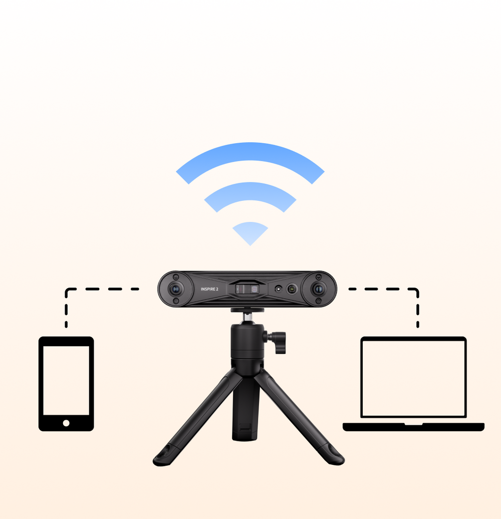 Revopoint Inspire 2 Wi-Fi bağlantı özelliği