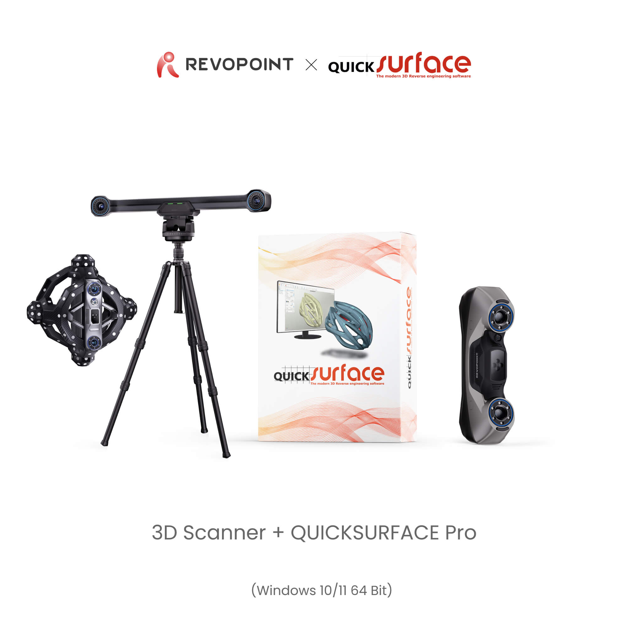 Revopoint & QUICKSURFACE Pro - Complete 3D Scanning to CAD Solution
