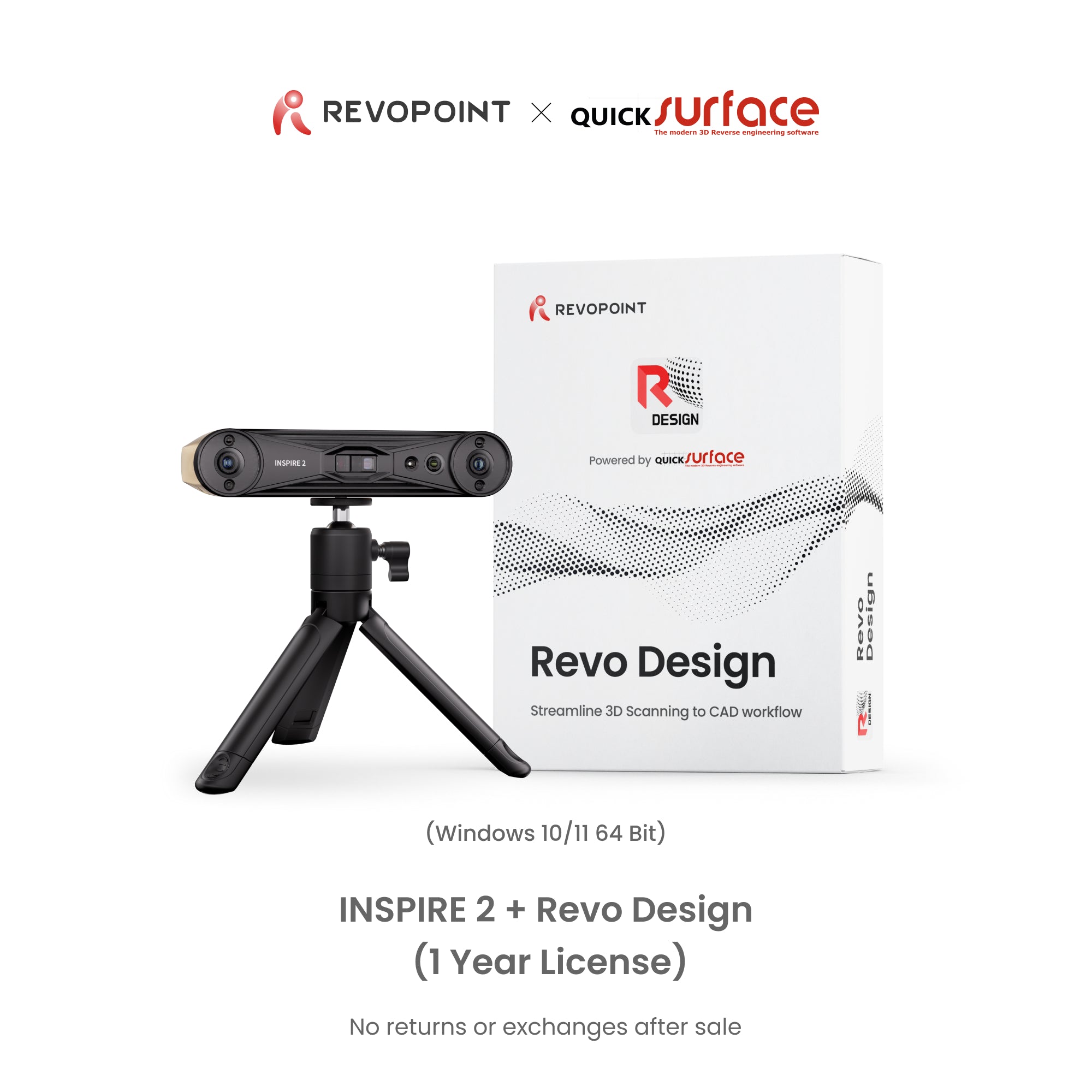 Revopoint INSPIRE 2: Portable Infrared Laser and Structured Light